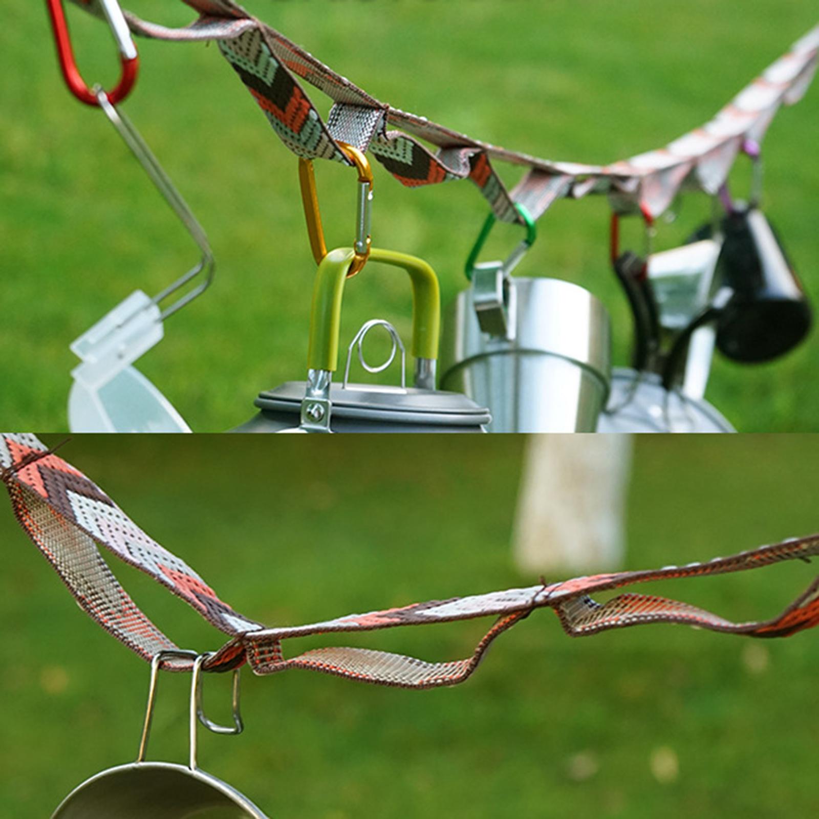 Camping Cooking Hanger - Cinghia di Stoccaggio per Campeggio all'Aperto