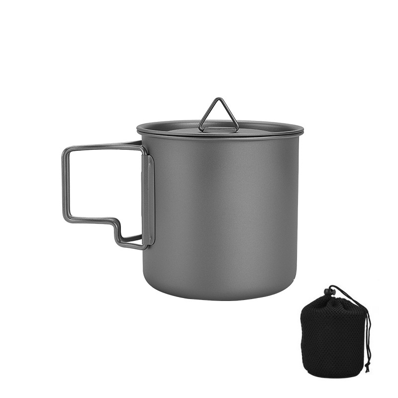 Camping Cooking Backpack - Tazza da campeggio in titanio con