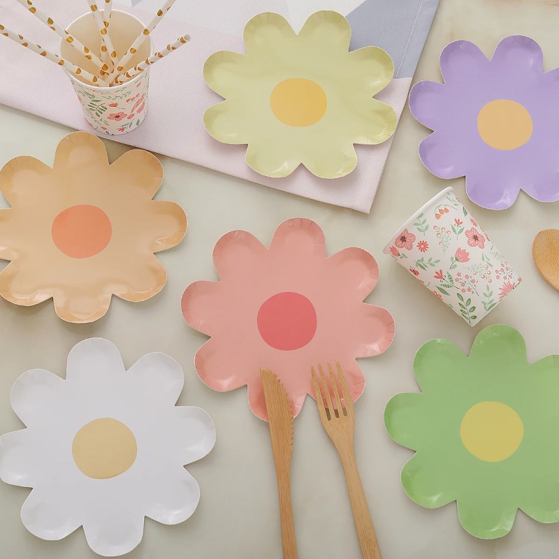 Camping Cooking Disc - Decorazioni per feste di compleanno Stoviglie
