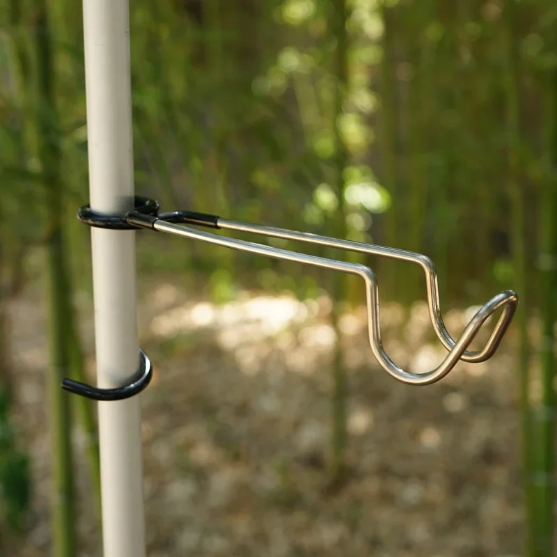 Camping Cooking Hanger - Gancio Portatile in Acciaio Inox per
