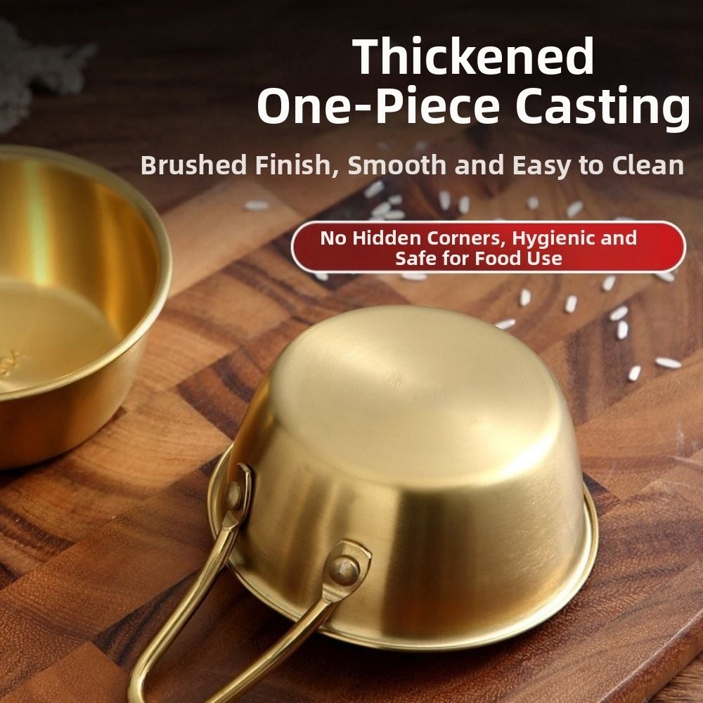 Camping Cooking Materials - Ciotola da Cucina in Acciaio Inox