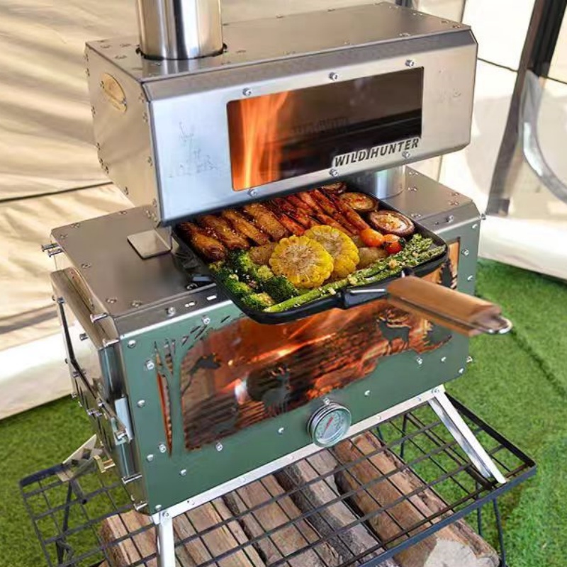 Camping Cooking Area - Stufa a Legna da Campeggio con