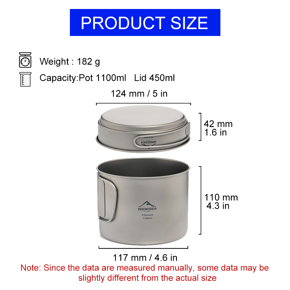 Widesea Pentola da campeggio u - Camping Cooking Utilities recensione e prezzo