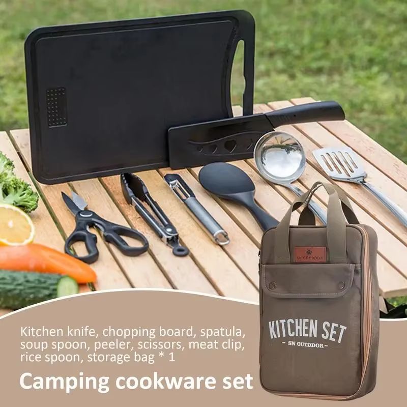 Set da Cucina da Campeggio 8 P - Camping Cooking Kitchen Set recensione e prezzo