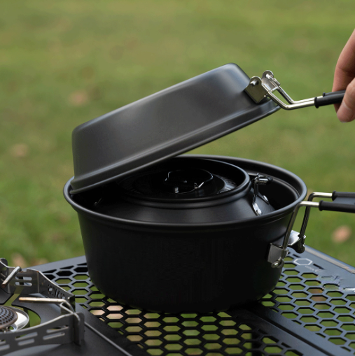 Set di pentole da campeggio in - Camping Cooking Backpack recensione e prezzo