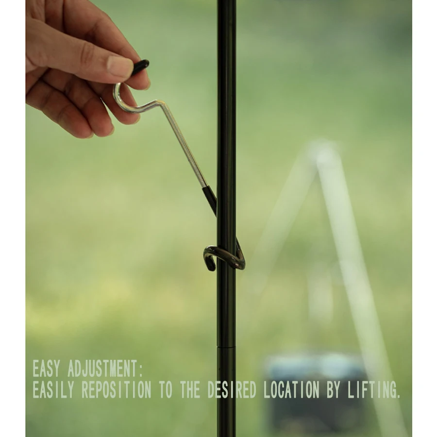 Gancio per luce da campeggio a - Camping Cooking Hanger recensione e prezzo