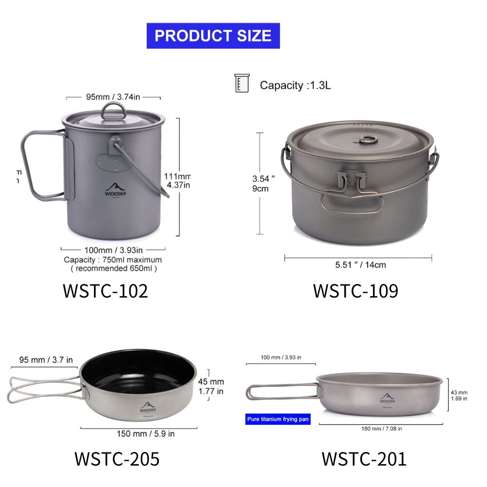 Widesea Stoviglie da campeggio - Camping Cooking Kitchen Set recensione e prezzo