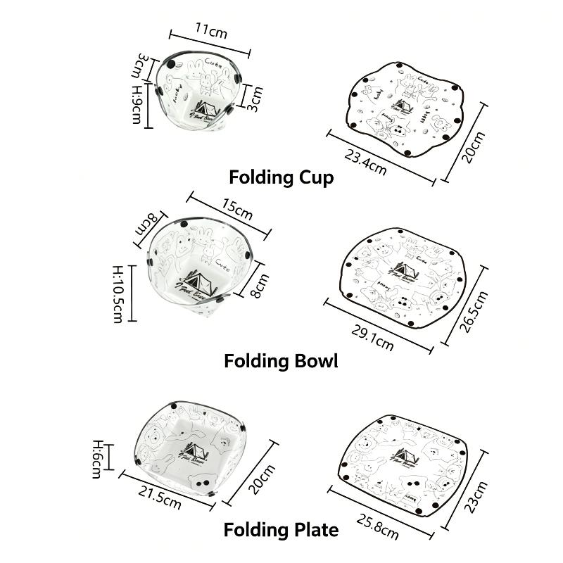 Set di 1/3 pezzi di ciotole, t - Camping Cooking Disc recensione e prezzo