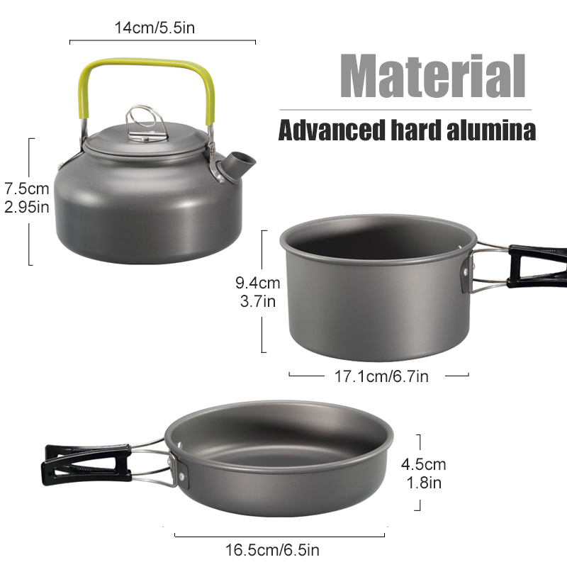 WESTTUNE Kit di pentole da cam - Camping Cooking Kitchen Set recensione e prezzo