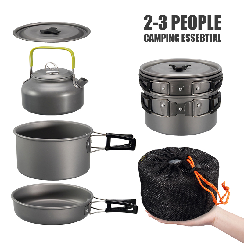 WESTTUNE Kit di pentole da cam - Camping Cooking Kitchen Set recensione e prezzo