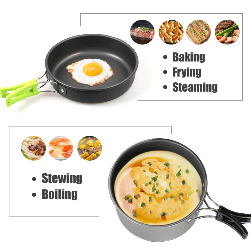 WESTTUNE Kit di pentole da cam - Camping Cooking Kitchen Set recensione e prezzo