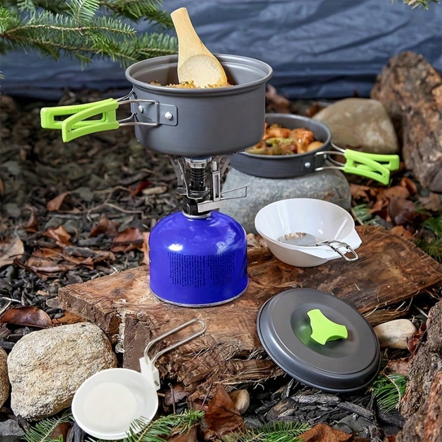 Set da campeggio per cucinare: - Camping Cooking Backpack recensione e prezzo