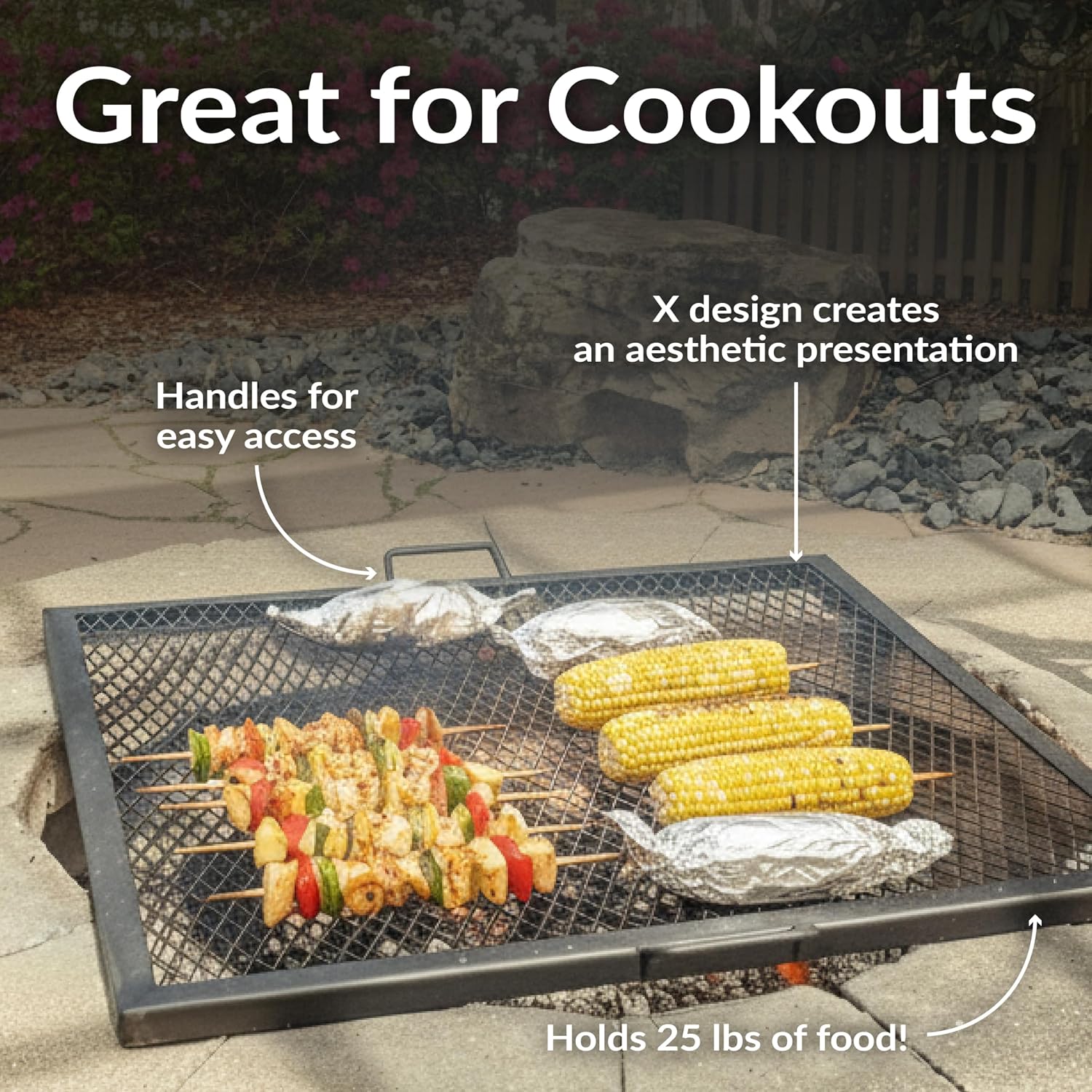 Griglia per braciere in acciai - Campfire Cooking recensione e prezzo