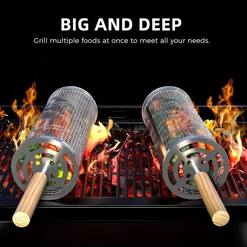 Cestello per Barbecue in Accia - Camping Cooking Area recensione e prezzo