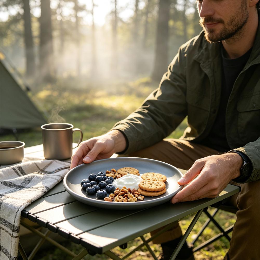 Piatto da campeggio in titanio - Camping Cooking Disc recensione e prezzo