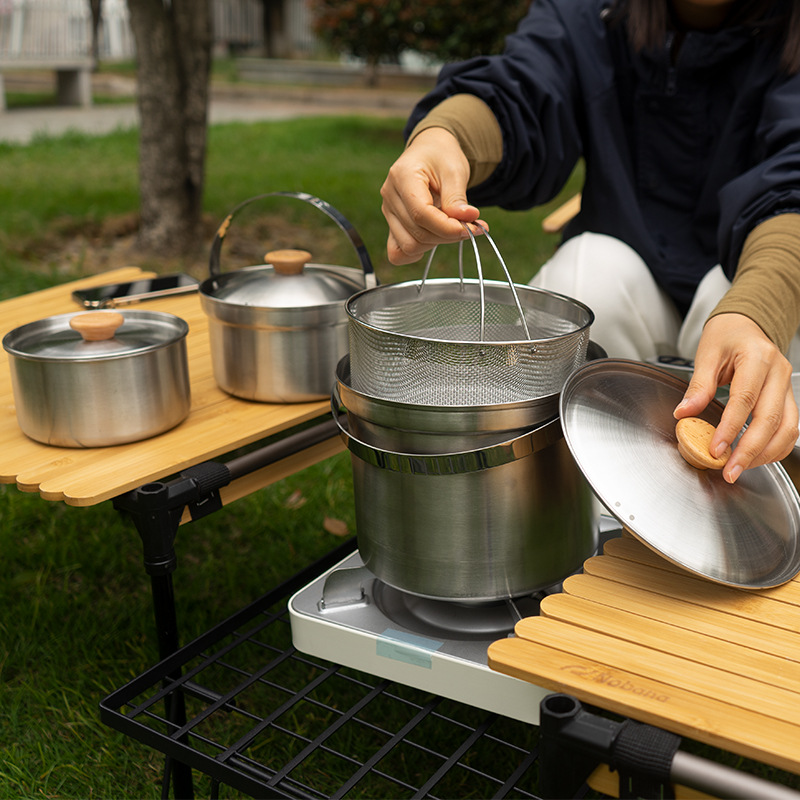 NOBANA Il più nuovo set di pen - Camping Cooking Kitchen Set recensione e prezzo