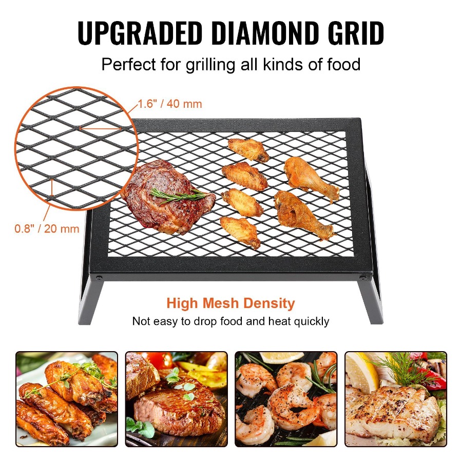 Griglia Pieghevole per Falò in - Camping Cooking Over Fire recensione e prezzo