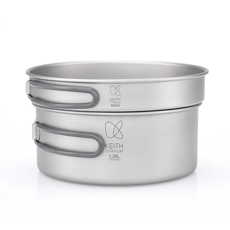 Set di pentole in titanio puro - Camping Cooking Kitchen Set recensione e prezzo