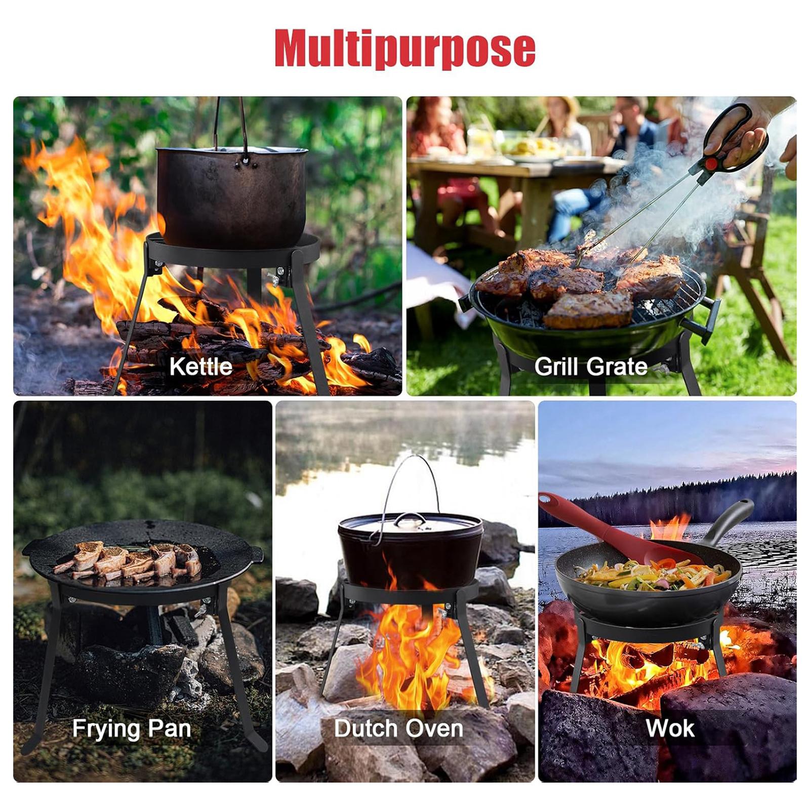 Treppiede Pieghevole in Ferro  - Campfire Cooking recensione e prezzo