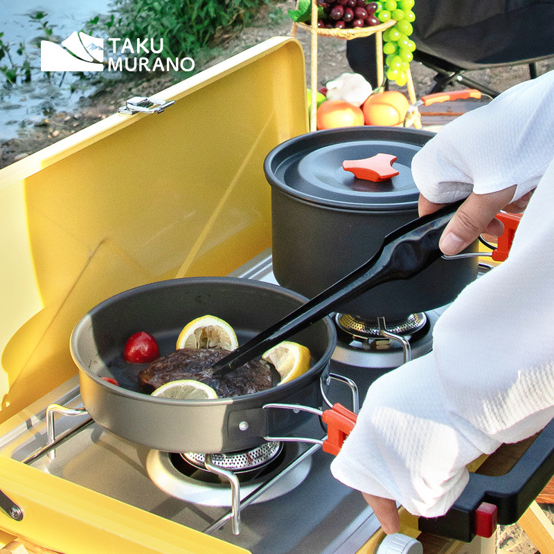 Set di Pentole da Campeggio pe - Camping Cooking Kitchen Set recensione e prezzo