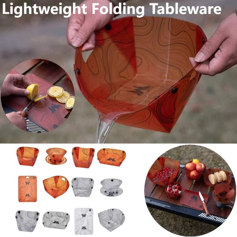 Stoviglie da campeggio pieghev - Camping Cooking Disc recensione e prezzo